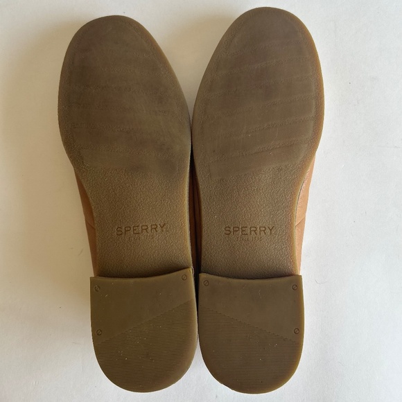 Sperry Tan Genuine Leather Flats Size 12 - Picture 11 of 15